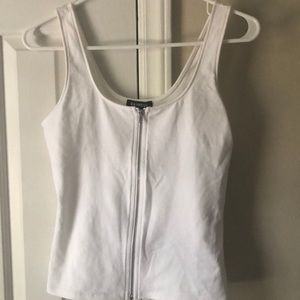 New white Express tank with zipper
